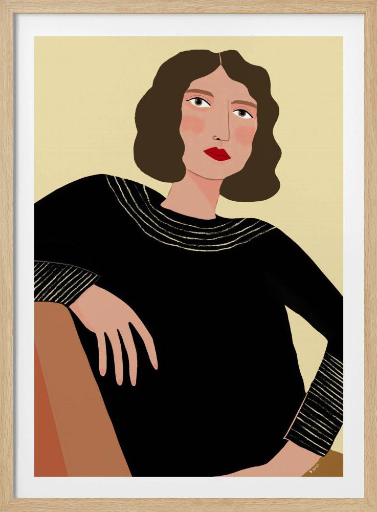 Frau entspannt | Poster