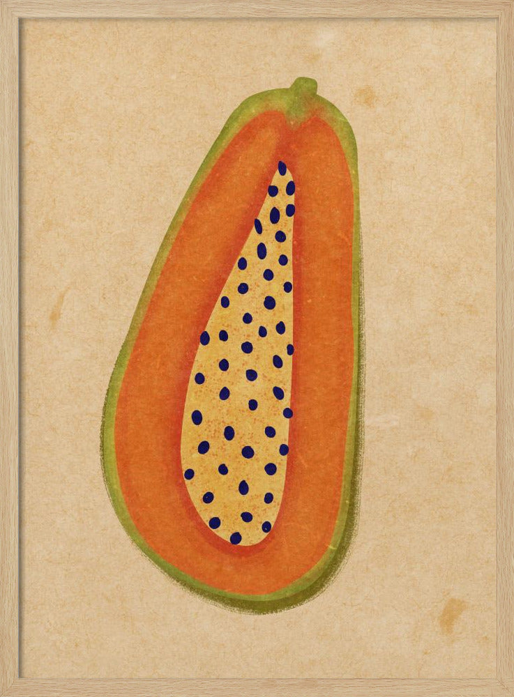Einfache Papaya | Poster