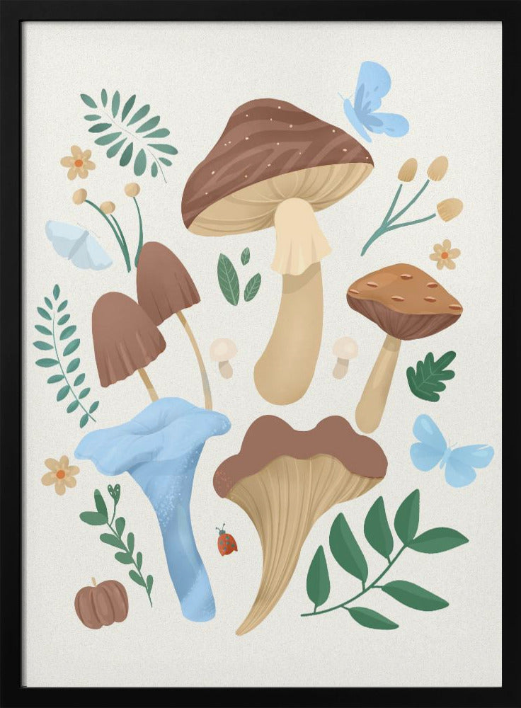 Mocha Fungi | Poster