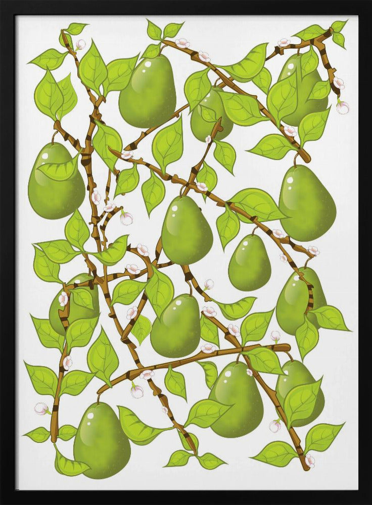 Birnenblütengewirr | Poster