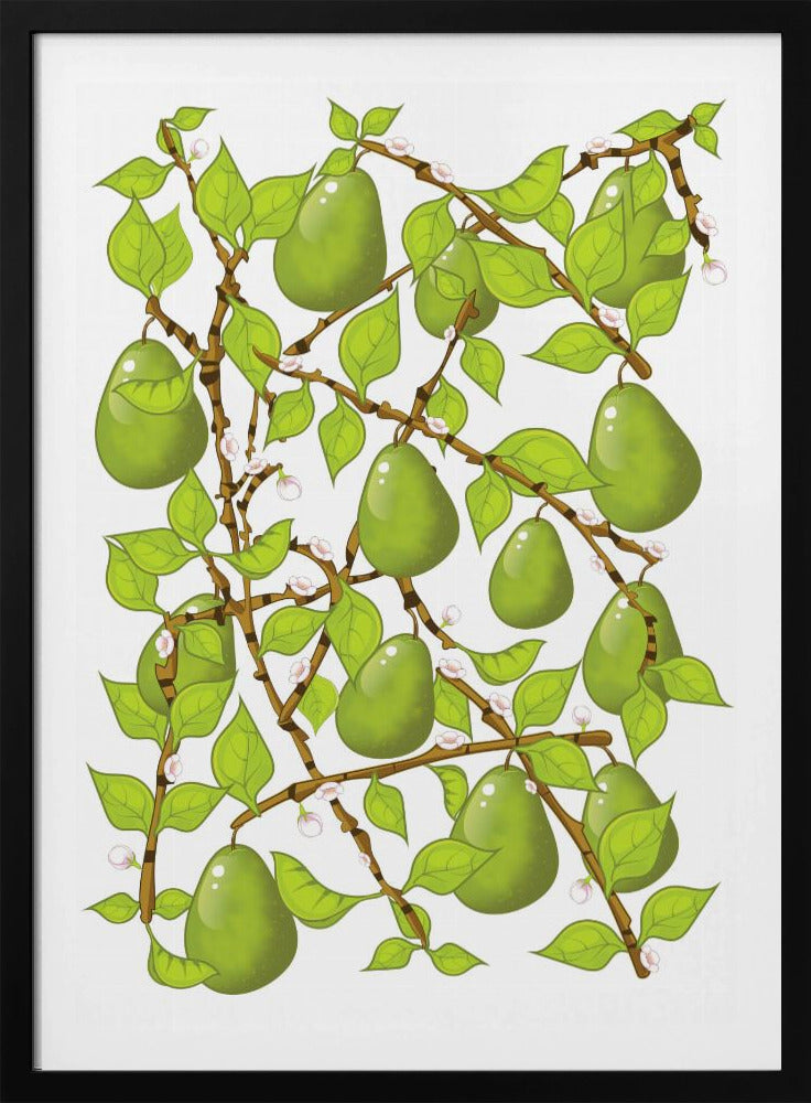 Birnenblütengewirr | Poster