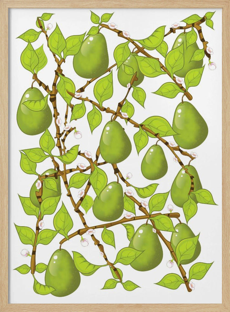 Birnenblütengewirr | Poster