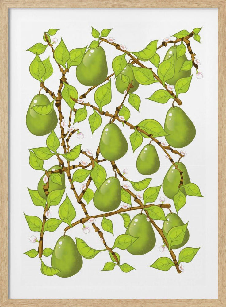 Birnenblütengewirr | Poster