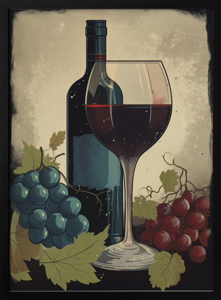 Rotwein Nr. 4 | Poster