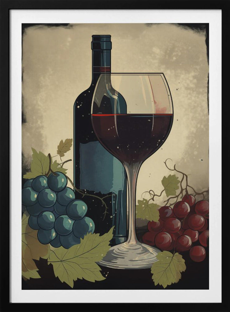 Rotwein Nr. 4 | Poster