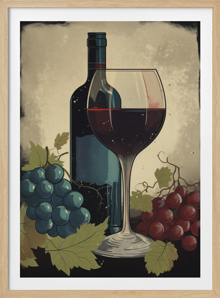 Rotwein Nr. 4 | Poster