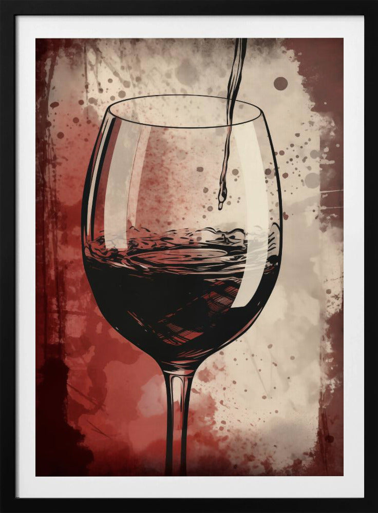 Rotwein Nr. 5 | Poster