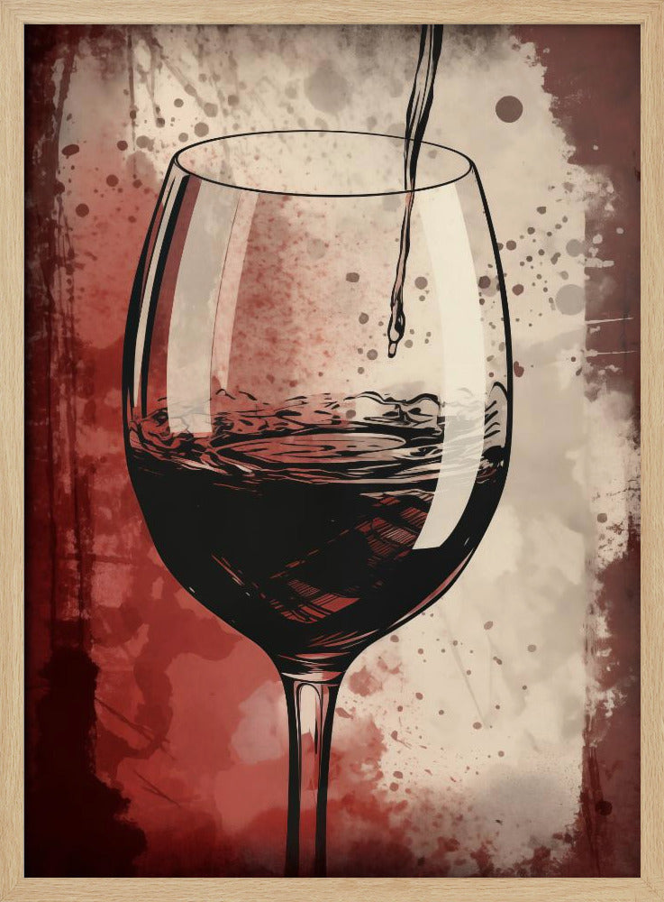 Rotwein Nr. 5 | Poster
