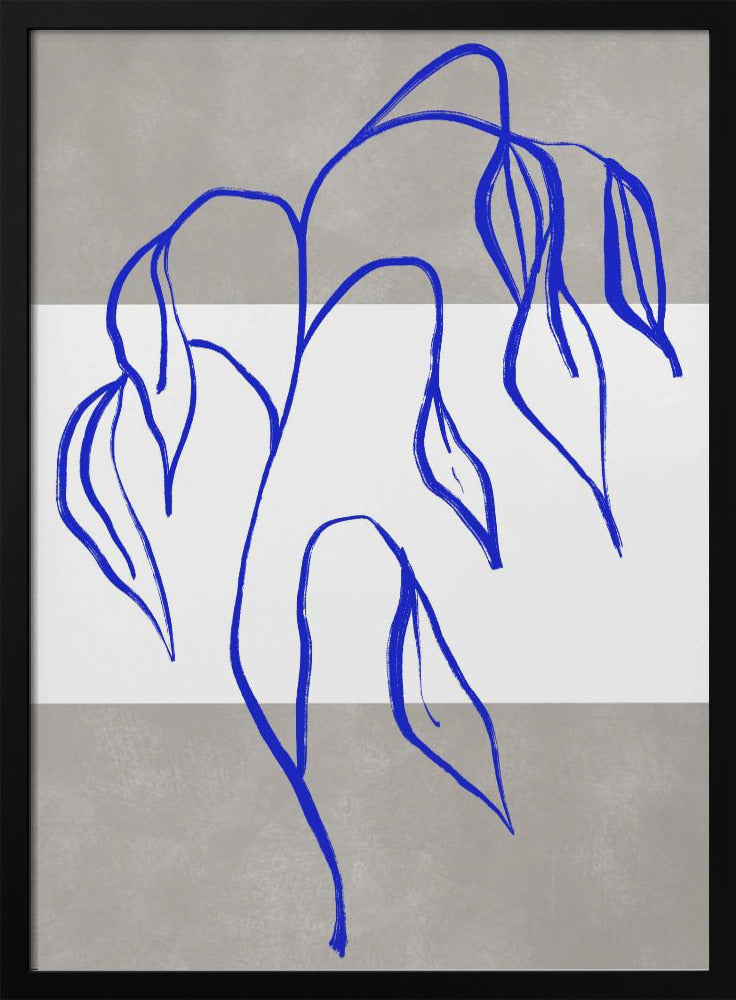 Blaue Eleganz | Poster