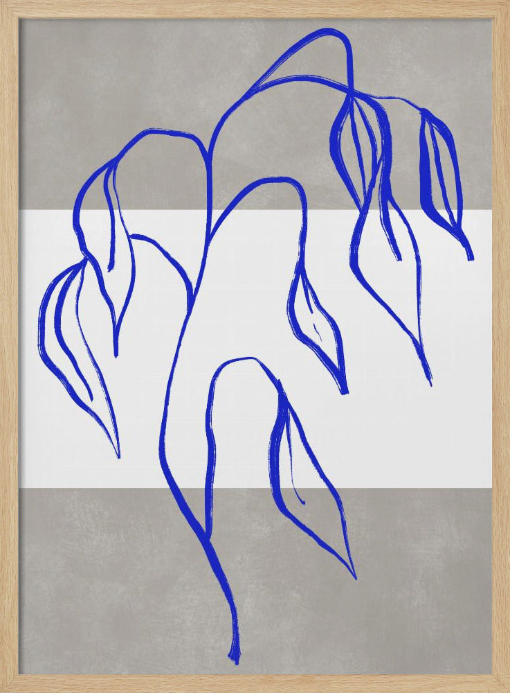 Blaue Eleganz | Poster