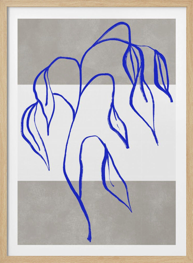 Blaue Eleganz | Poster