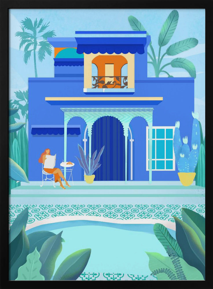 Blue Oasis | Poster