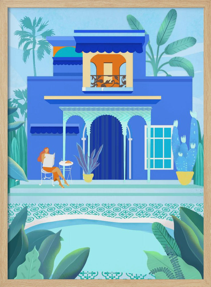 Blue Oasis | Poster