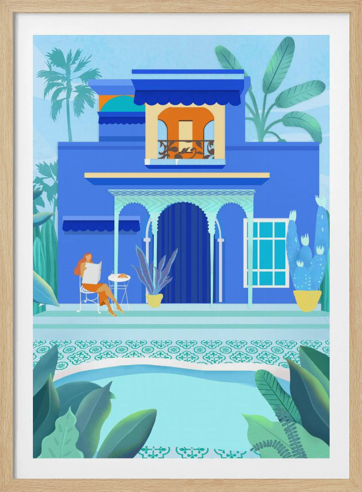 Blue Oasis | Poster