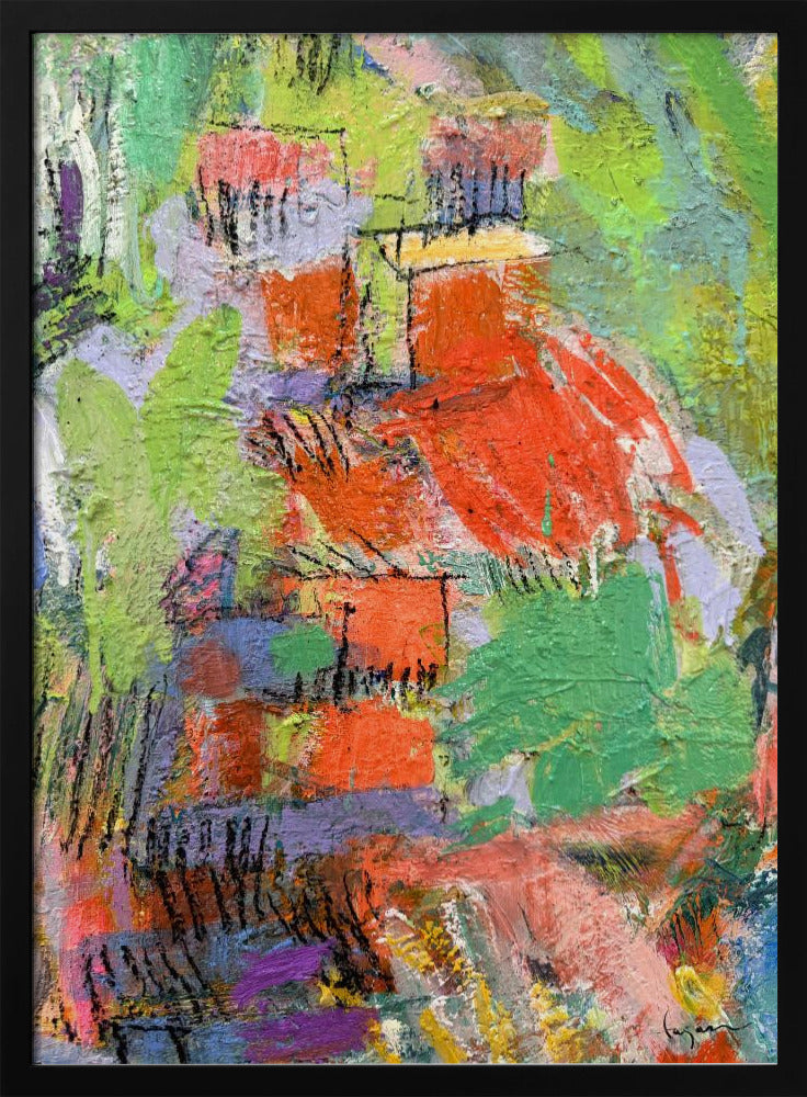 Verzauberte Farblandschaft | Poster