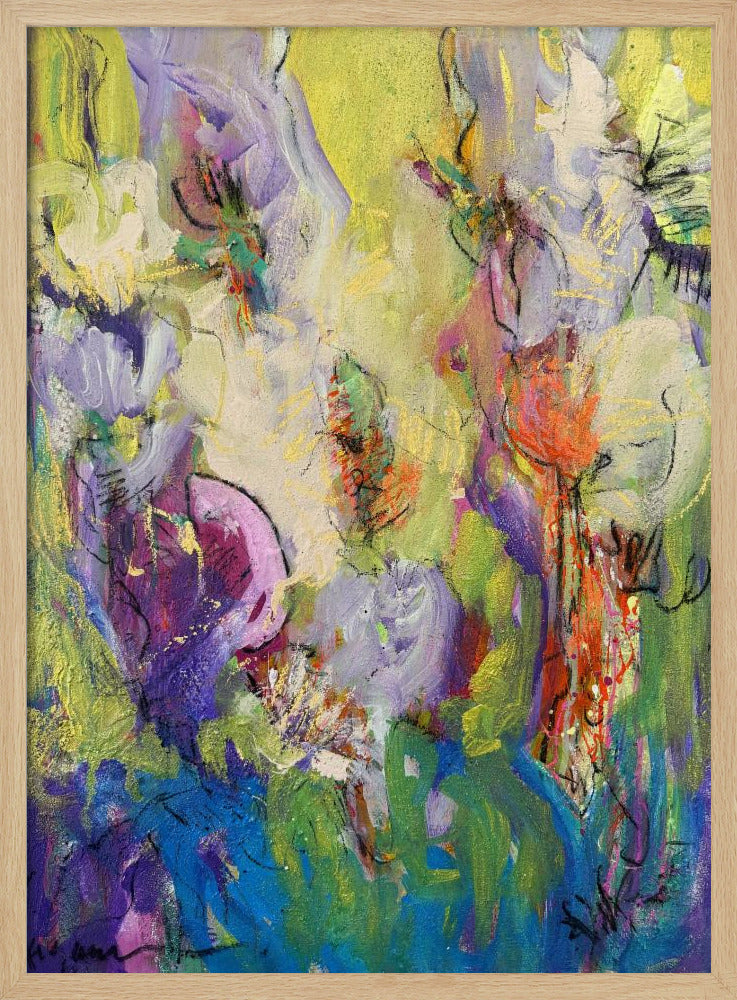 Abstract Blossom Dance | Poster