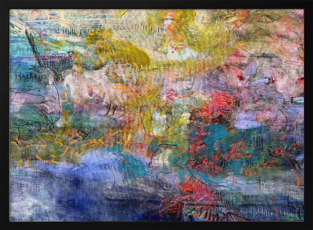 Expressionistische Inschrift | Poster