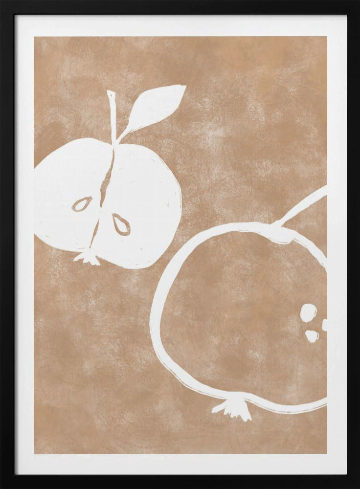 Obst-Silhouetten | Poster