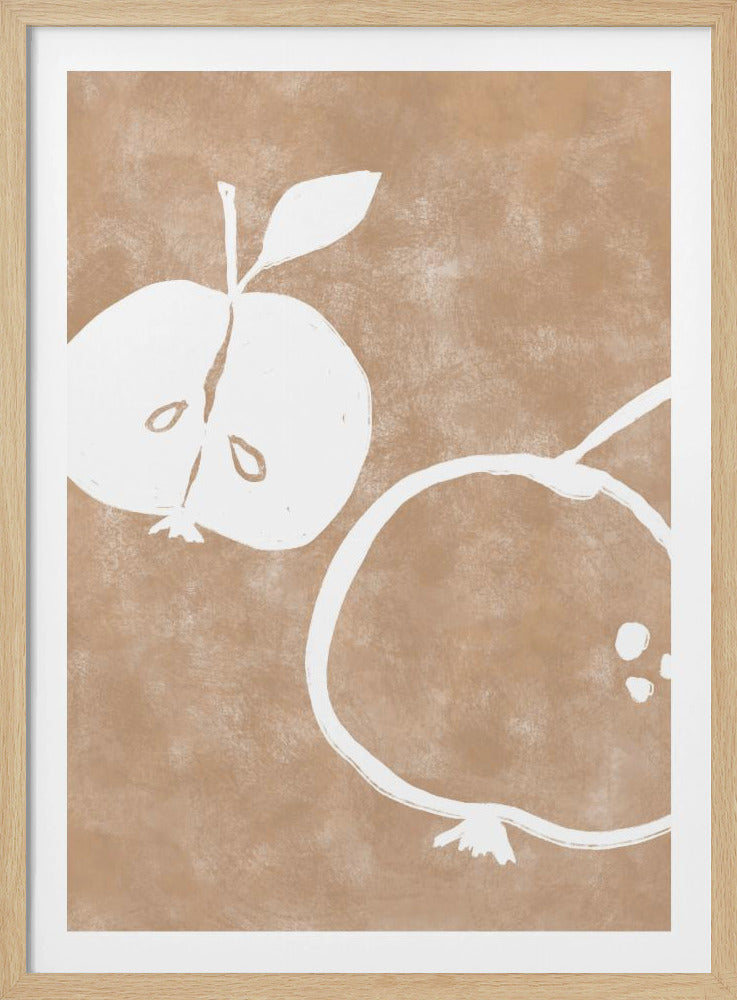 Obst-Silhouetten | Poster