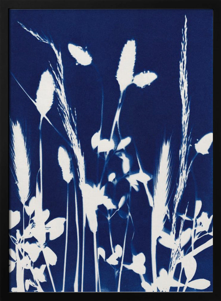 Cyan Herbarium #1 | Poster