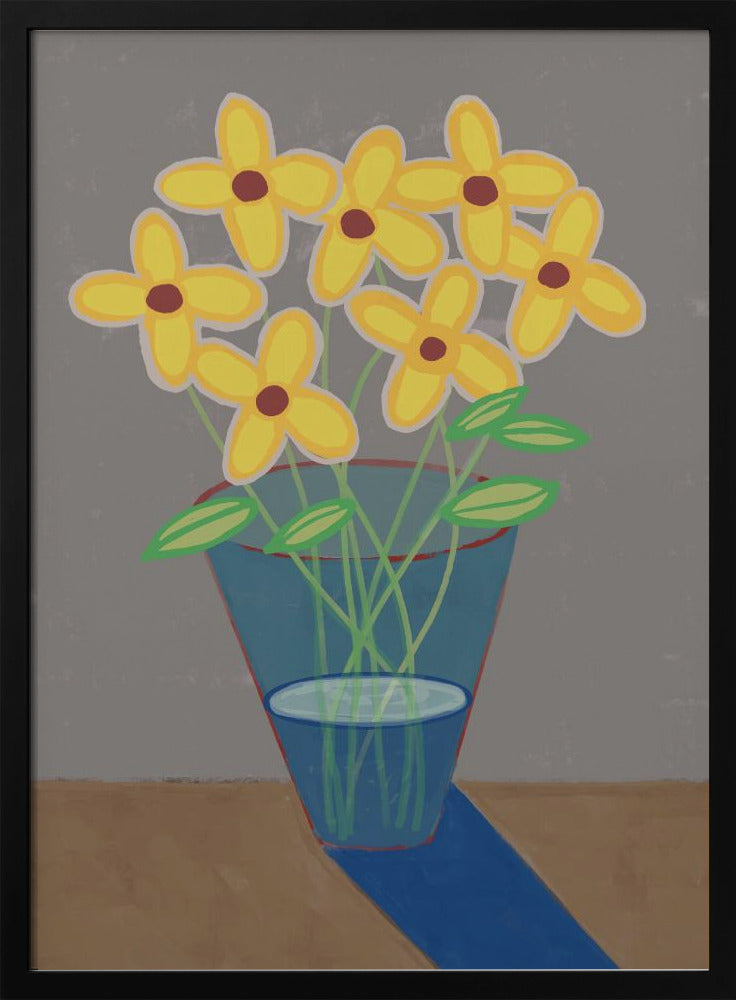 Gänseblümchen in der Vase | Poster