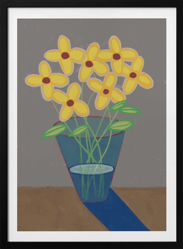 Gänseblümchen in der Vase | Poster