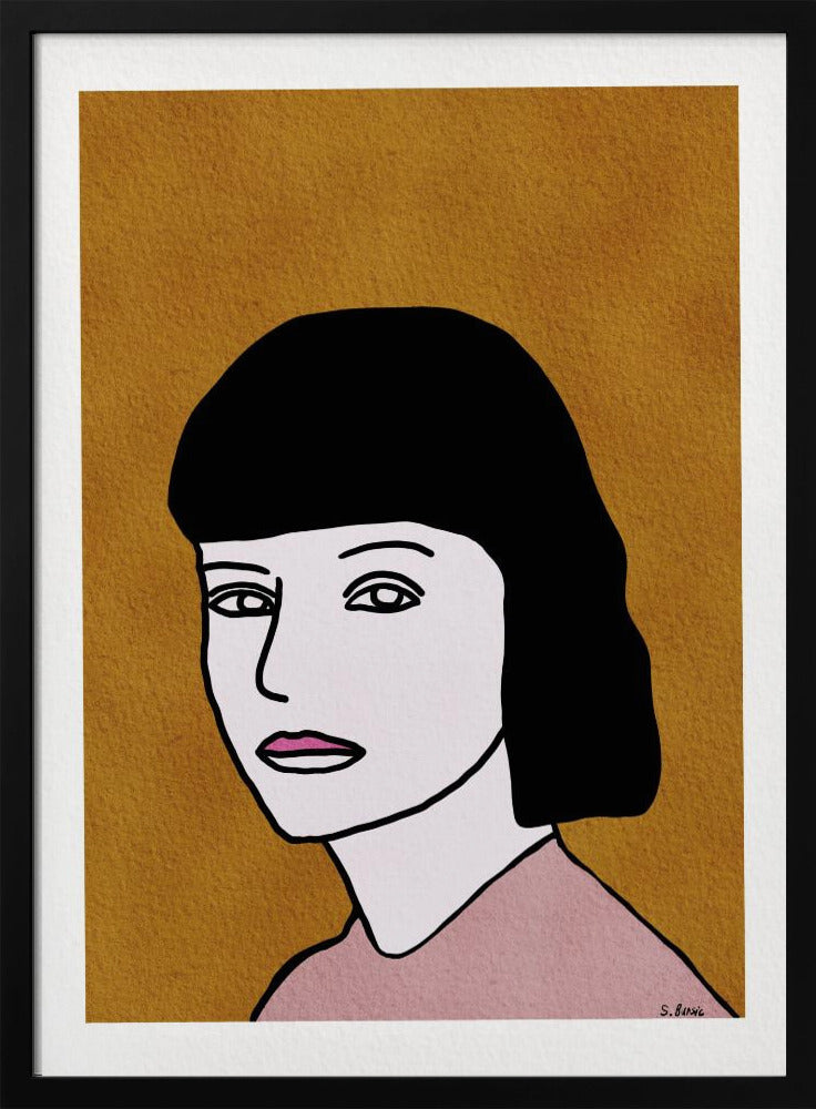 Lady looking | Poster