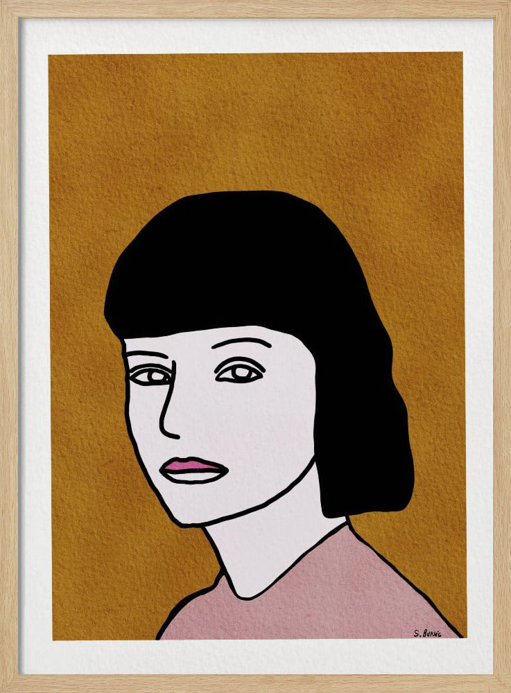 Lady looking | Poster
