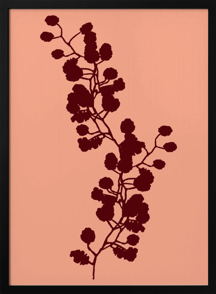 Blumensilhouette 2 | Poster