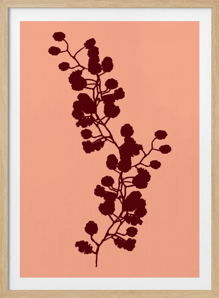 Blumensilhouette 2 | Poster