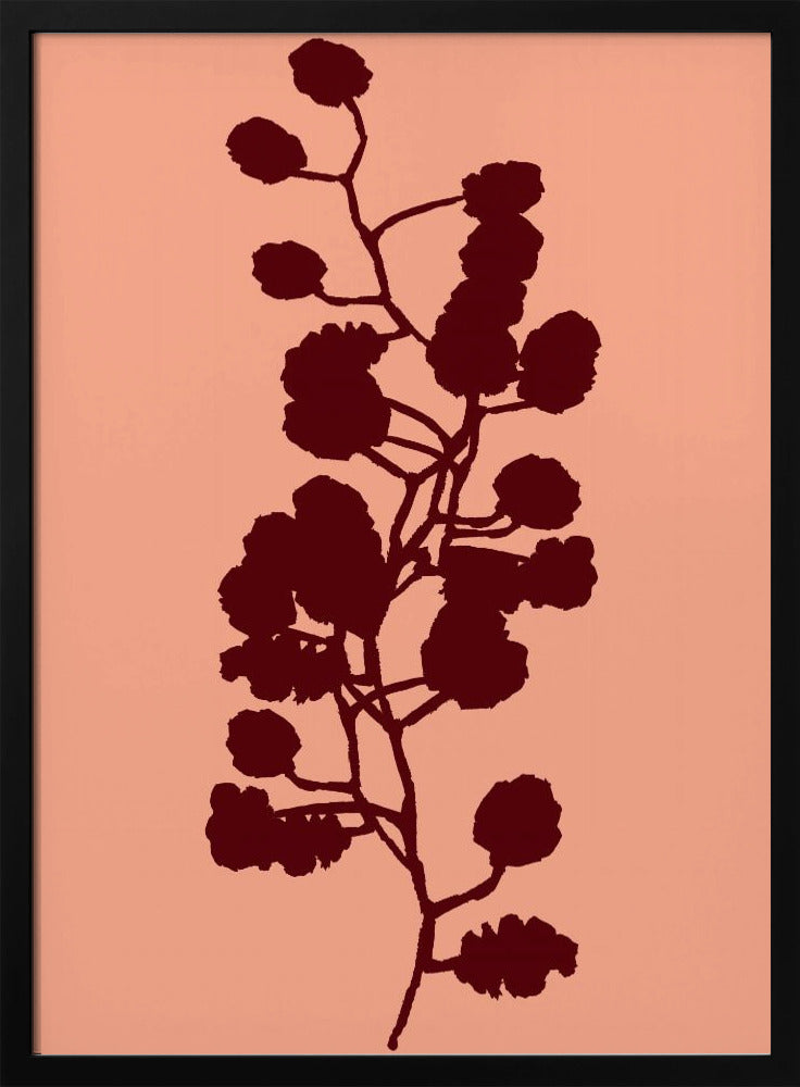 Blumensilhouette 1 | Poster