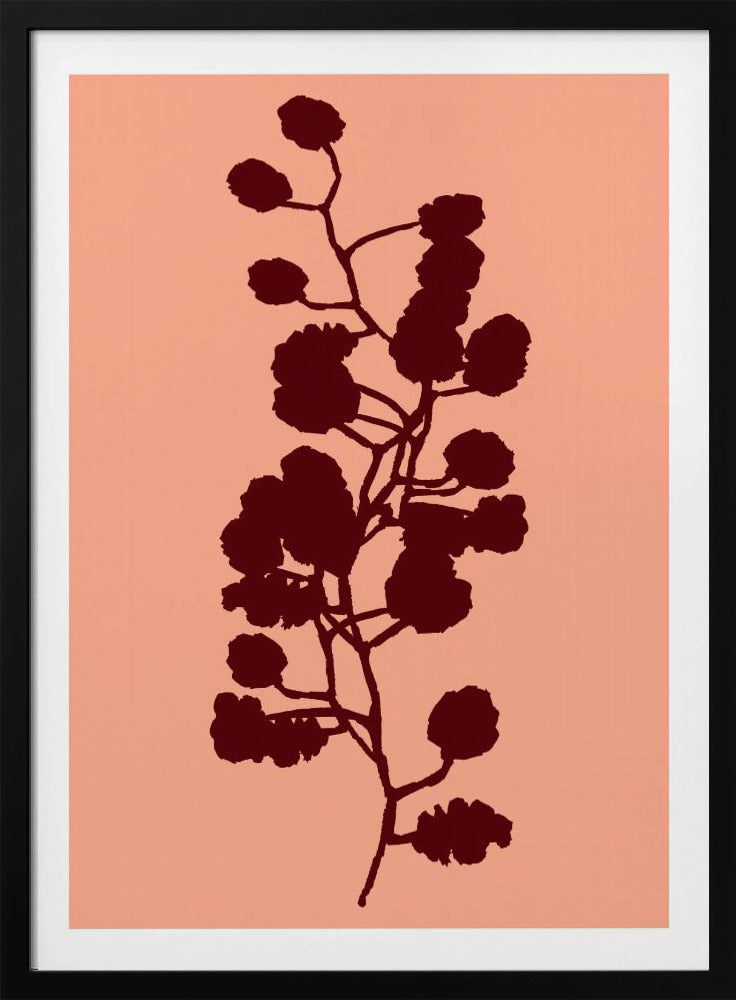 Blumensilhouette 1 | Poster