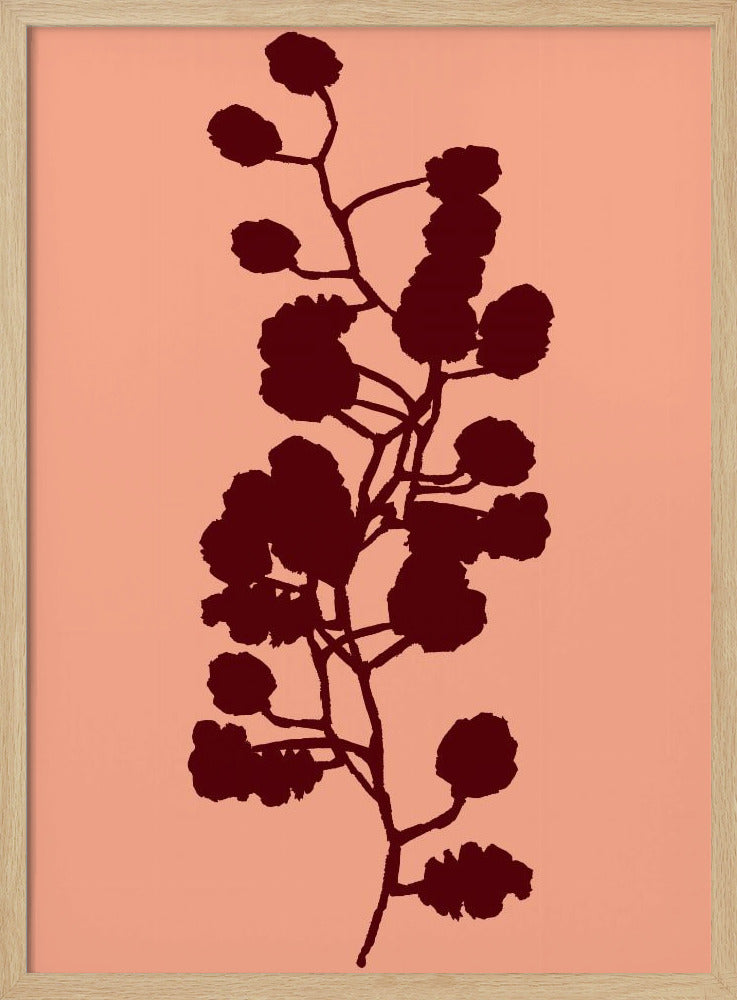 Blumensilhouette 1 | Poster