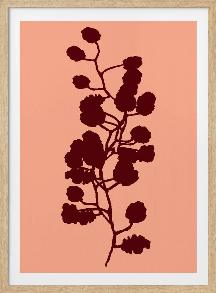 Blumensilhouette 1 | Poster
