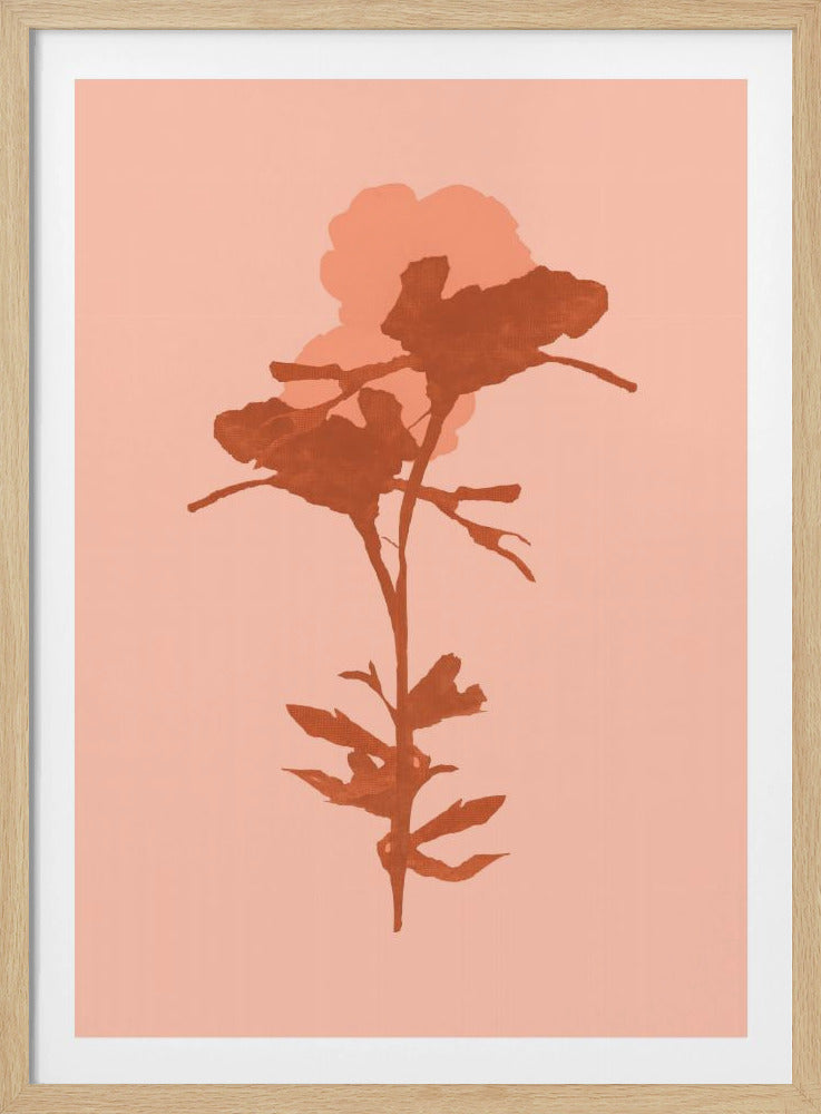 Blumensilhouette 7 | Poster