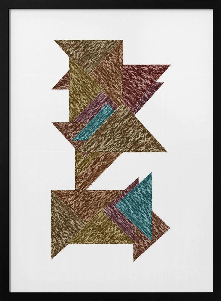 Mokka Textural Abstract 2 | Poster