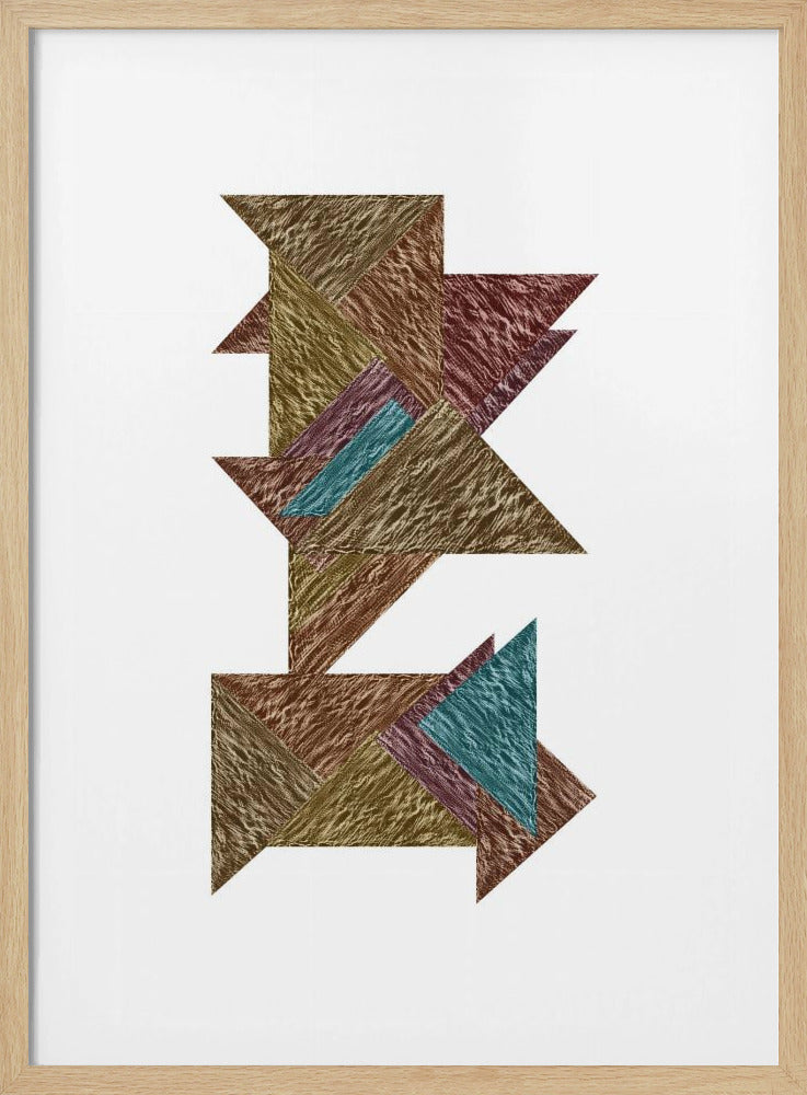 Mokka Textural Abstract 2 | Poster