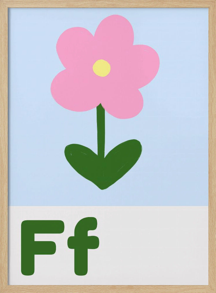 Blumenalphabet | Poster