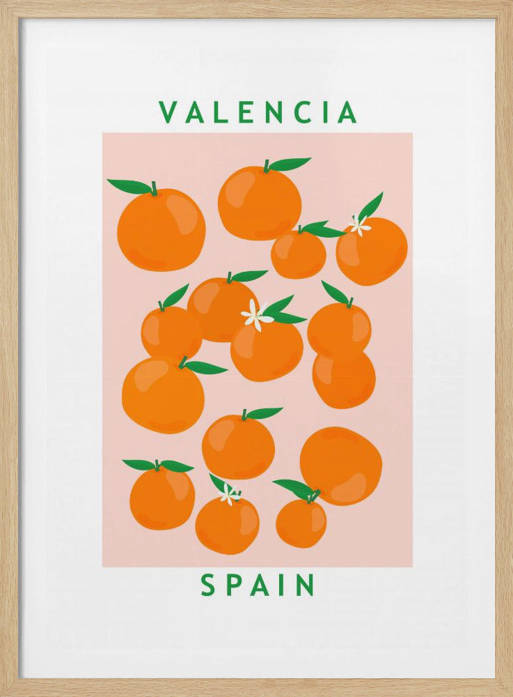 Blumenmarkt Orangen | Poster