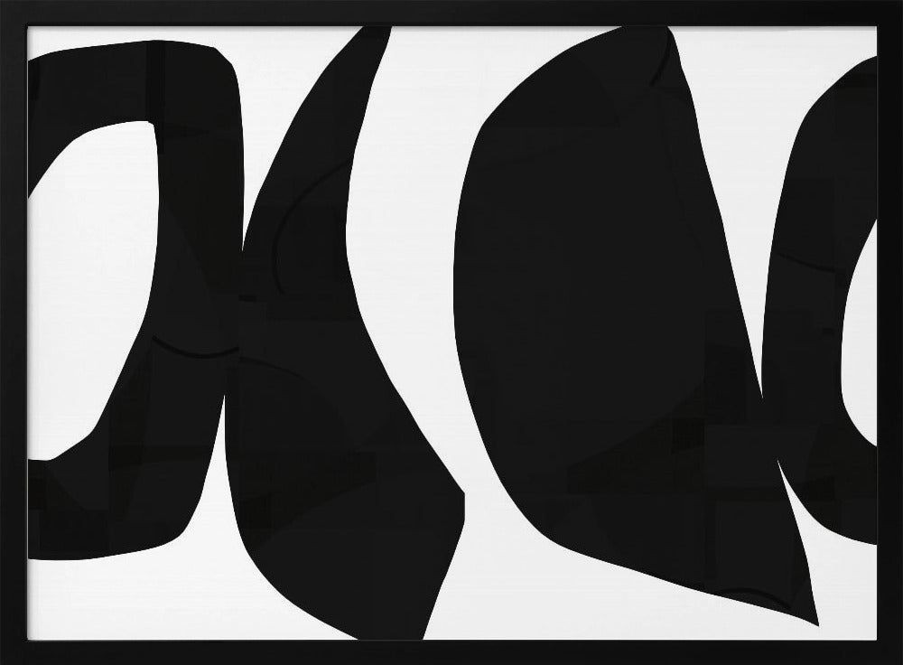 Große schwarze Formen 1 | Poster