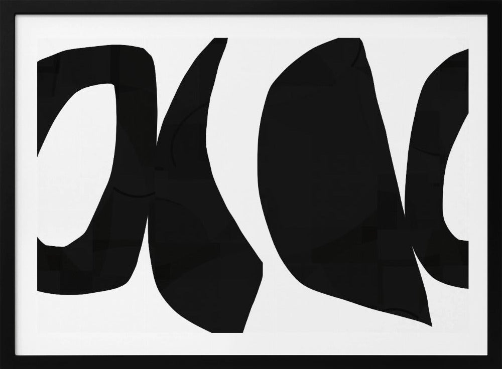 Große schwarze Formen 1 | Poster
