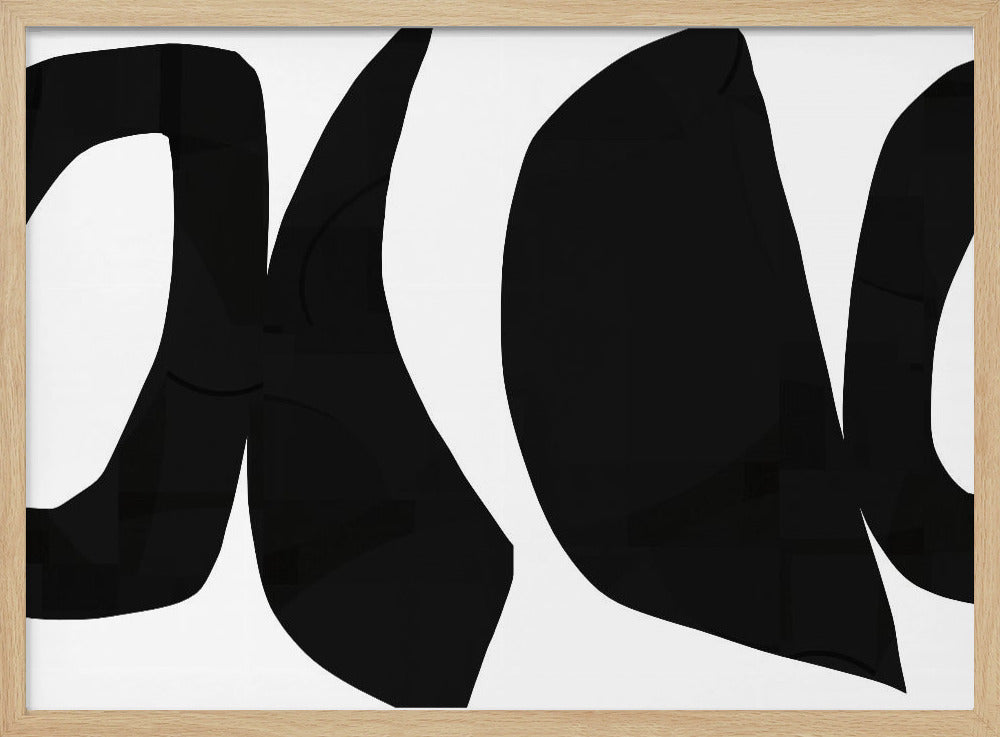 Große schwarze Formen 1 | Poster