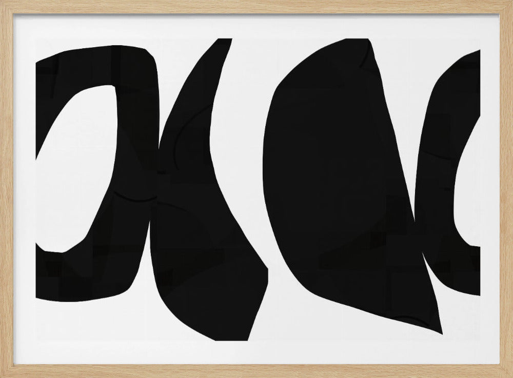 Große schwarze Formen 1 | Poster