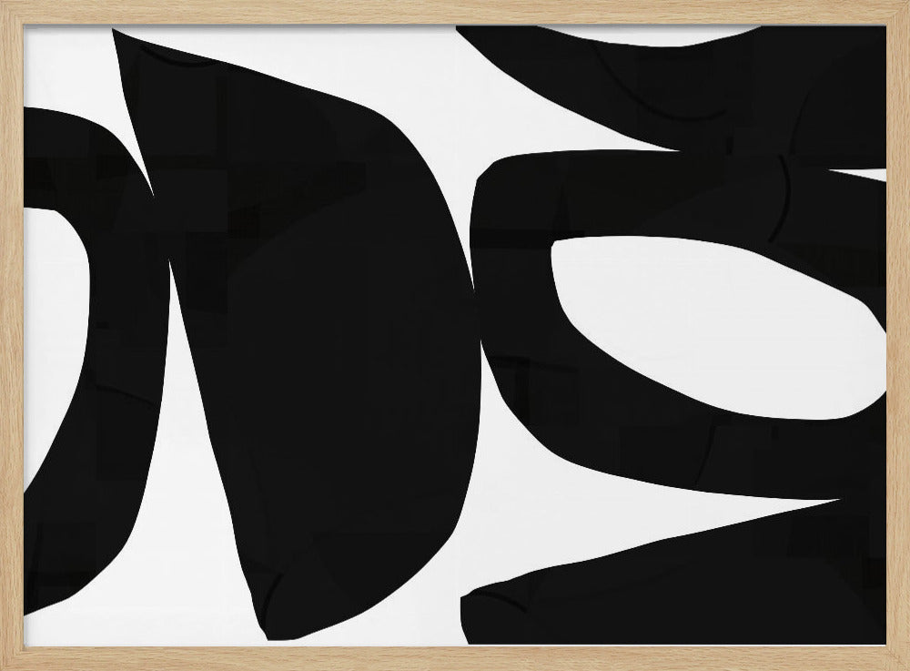 Große schwarze Formen 3 | Poster