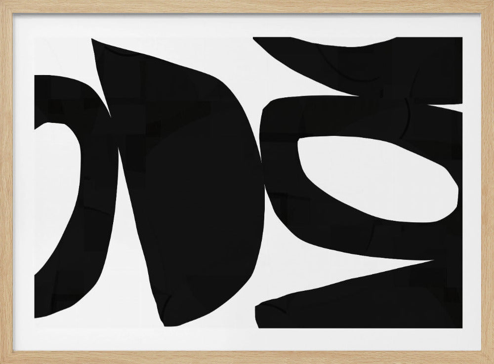 Große schwarze Formen 3 | Poster