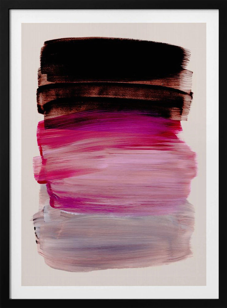 Abstrakte Pinselstriche 184 | Poster