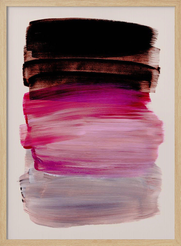 Abstrakte Pinselstriche 184 | Poster