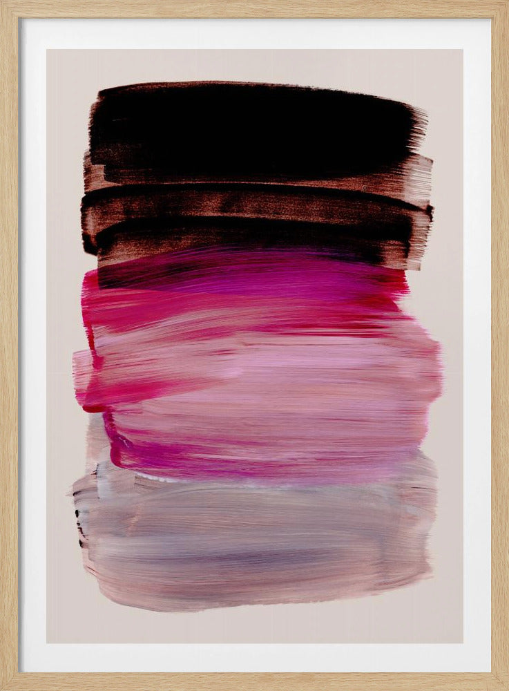 Abstrakte Pinselstriche 184 | Poster