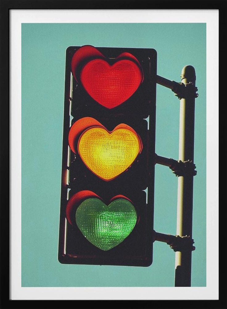 Verliebte Ampel | Poster