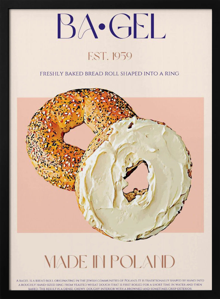 Polnischer Bagel-Genuss | Poster